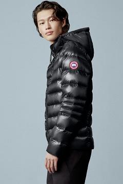 Chamarras Canada Goose Hombre México - Crofton Chaqueta De Plumas Negros ZD6201587